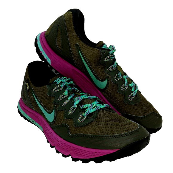 Nike Air Zoom 3 Women's Avocado Green Running Sneakers - Size 8.5 - Picture 1 of 6